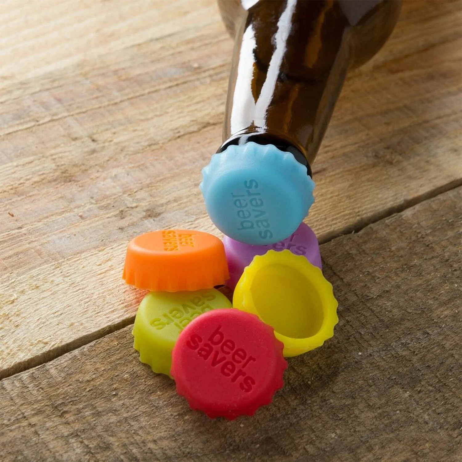 Silicone Bottle Caps – 6-Pack Reusable Soda & Beer Seals | Siplix - Image 12