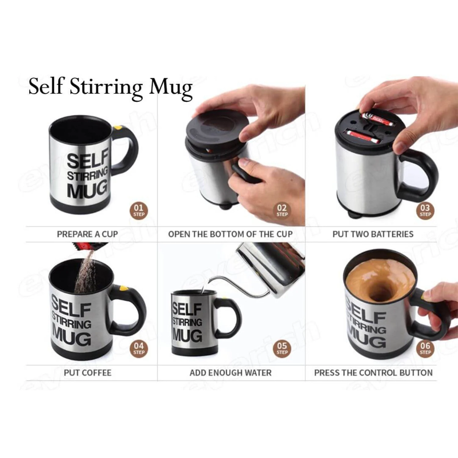 Self Stirring Mug – Automatic Coffee Mixer | Indo Glow - Image 3