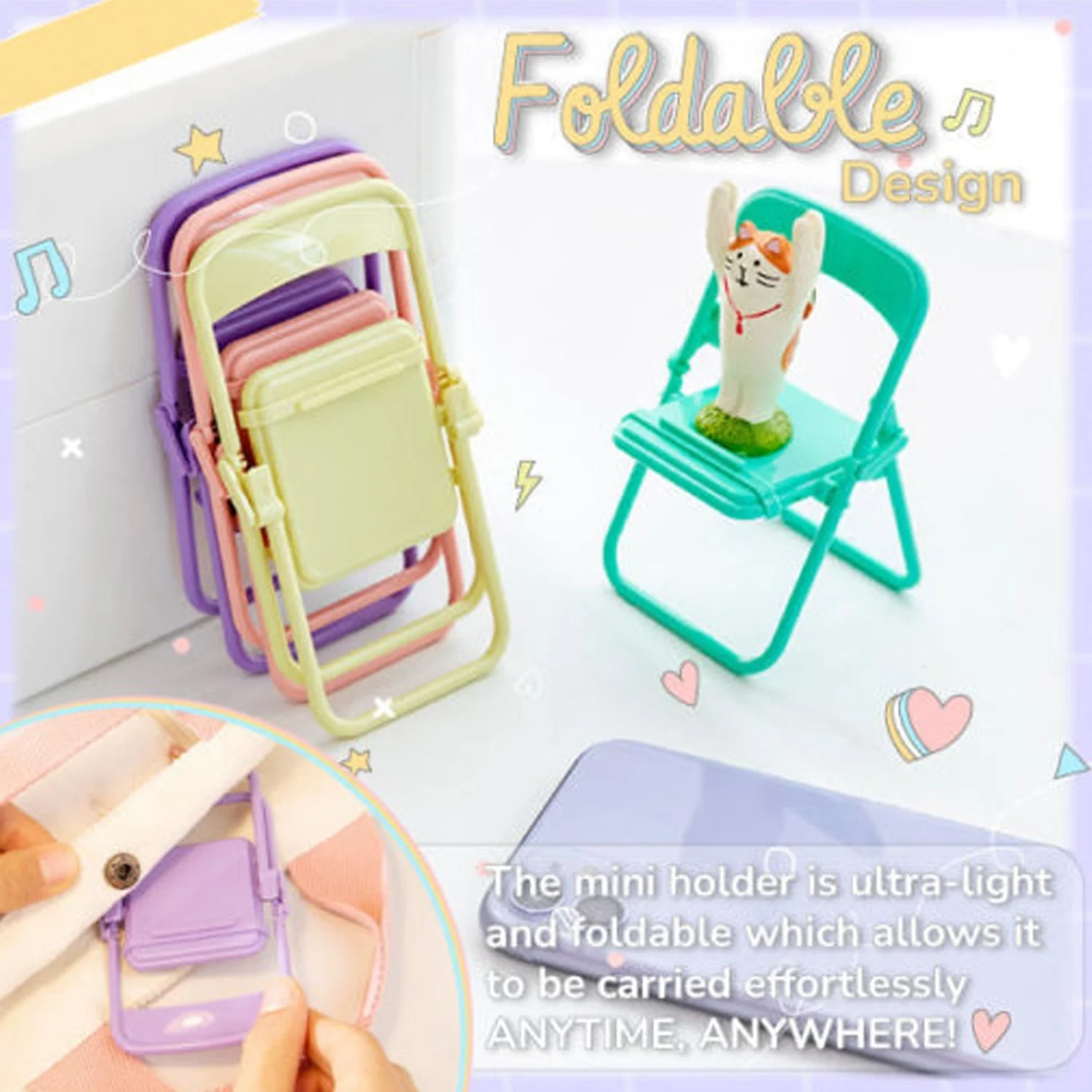 Chair Mobile Stand – Compact & Ergonomic Phone Holder | Mobiléon - Image 3