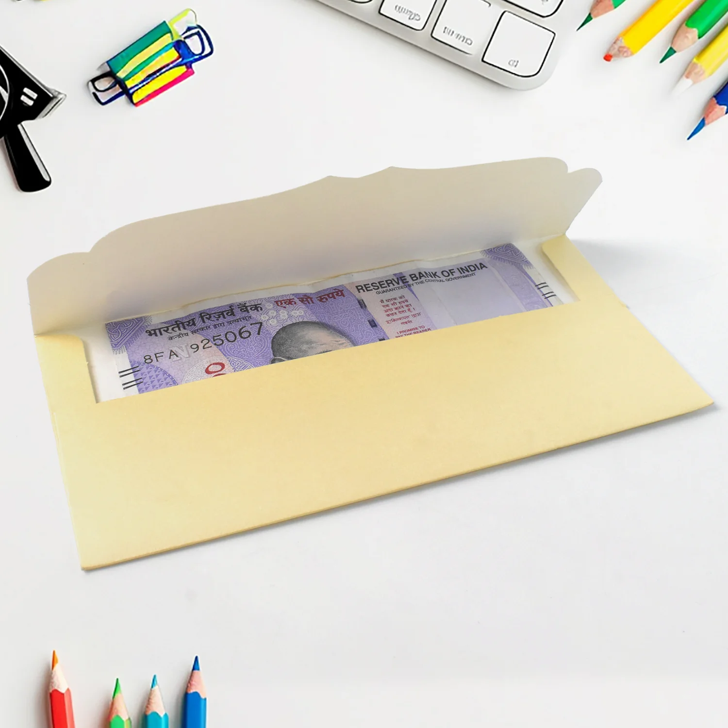 Shagun Money Gift Envelopes – Pack of 10 Elegant Foil Cards - Image 5