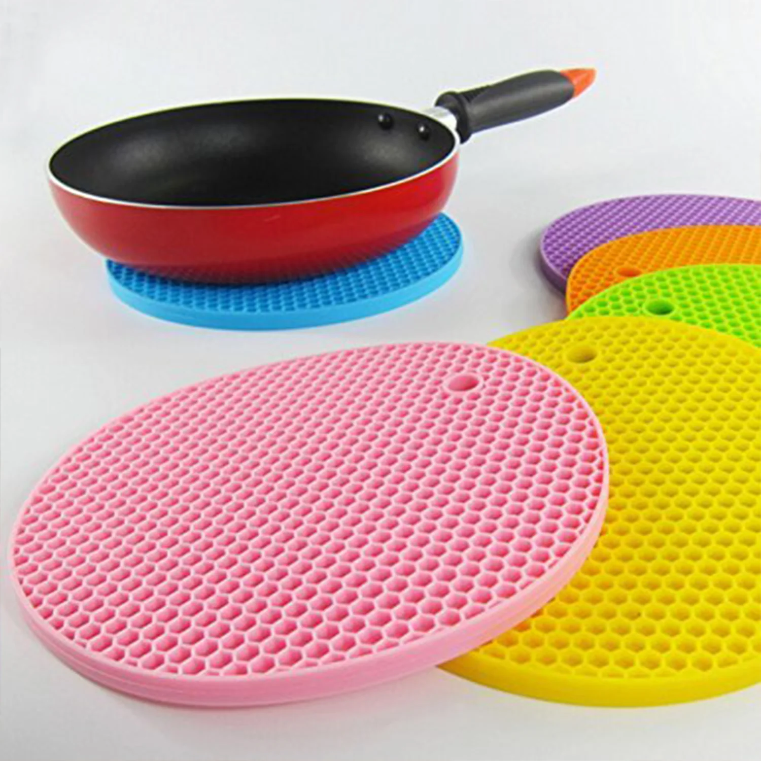 Silicone Hot Pot Mat Set – Heat-Resistant Kitchen Trivets | Bake & Dwell - Image 6