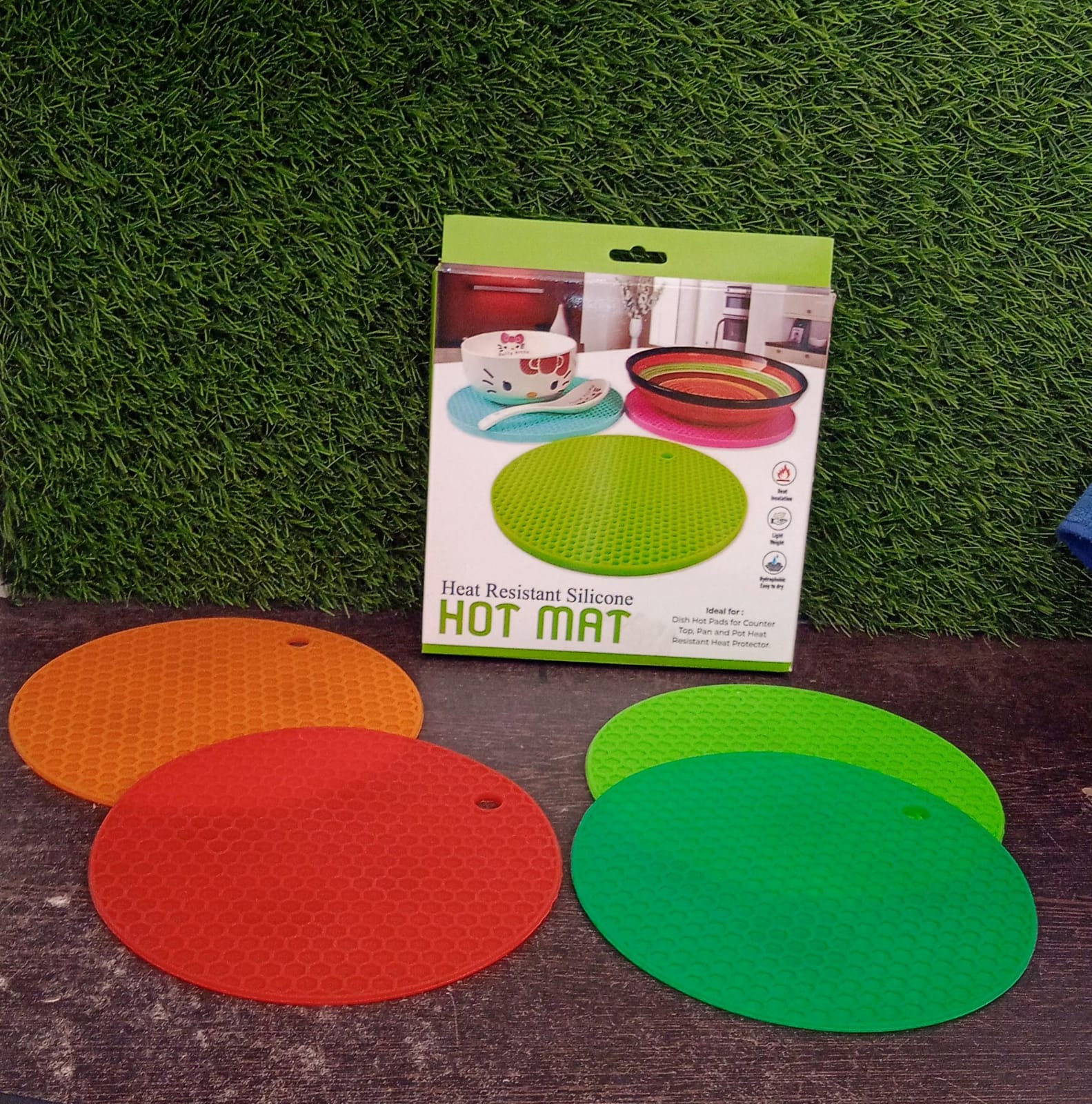 Silicone Hot Pot Mat Set – Heat-Resistant Kitchen Trivets | Bake & Dwell - Image 8