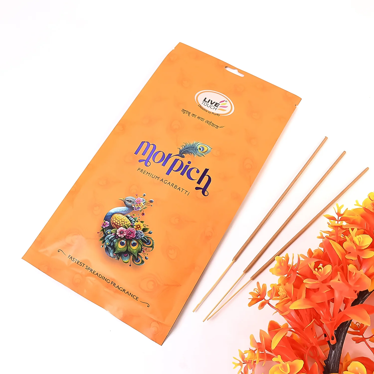 Natural Incense Sticks for Puja – Soothing Aromatic 100gm Pack - Image 2