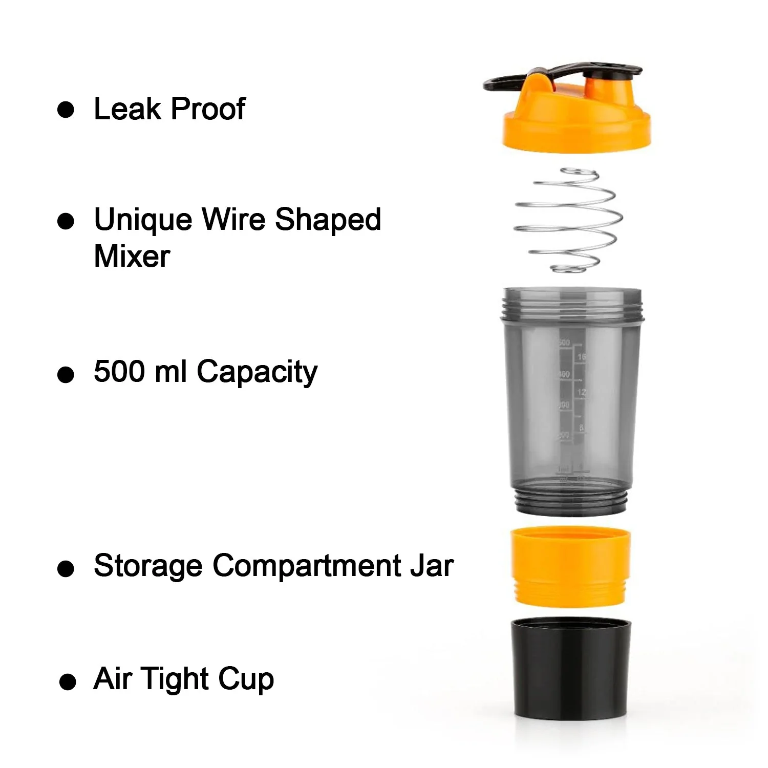 Gym Shaker Bottle – Leakproof & BPA Free for Protein | Own Hydrate - Image 7