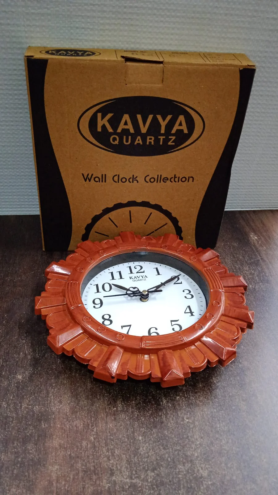 Wooden Look Wall Clock – Silent, Easy-Read for Home | VoltDesk - Image 8
