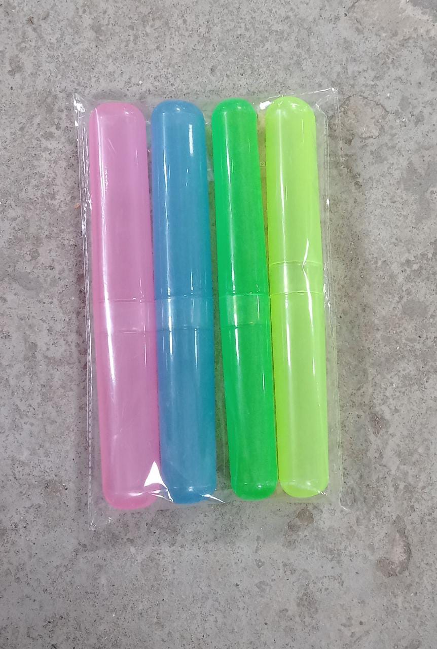 Toothbrush Cover Set (4pc) – Anti-Bacterial Travel Holder | BrushedUp - Image 7