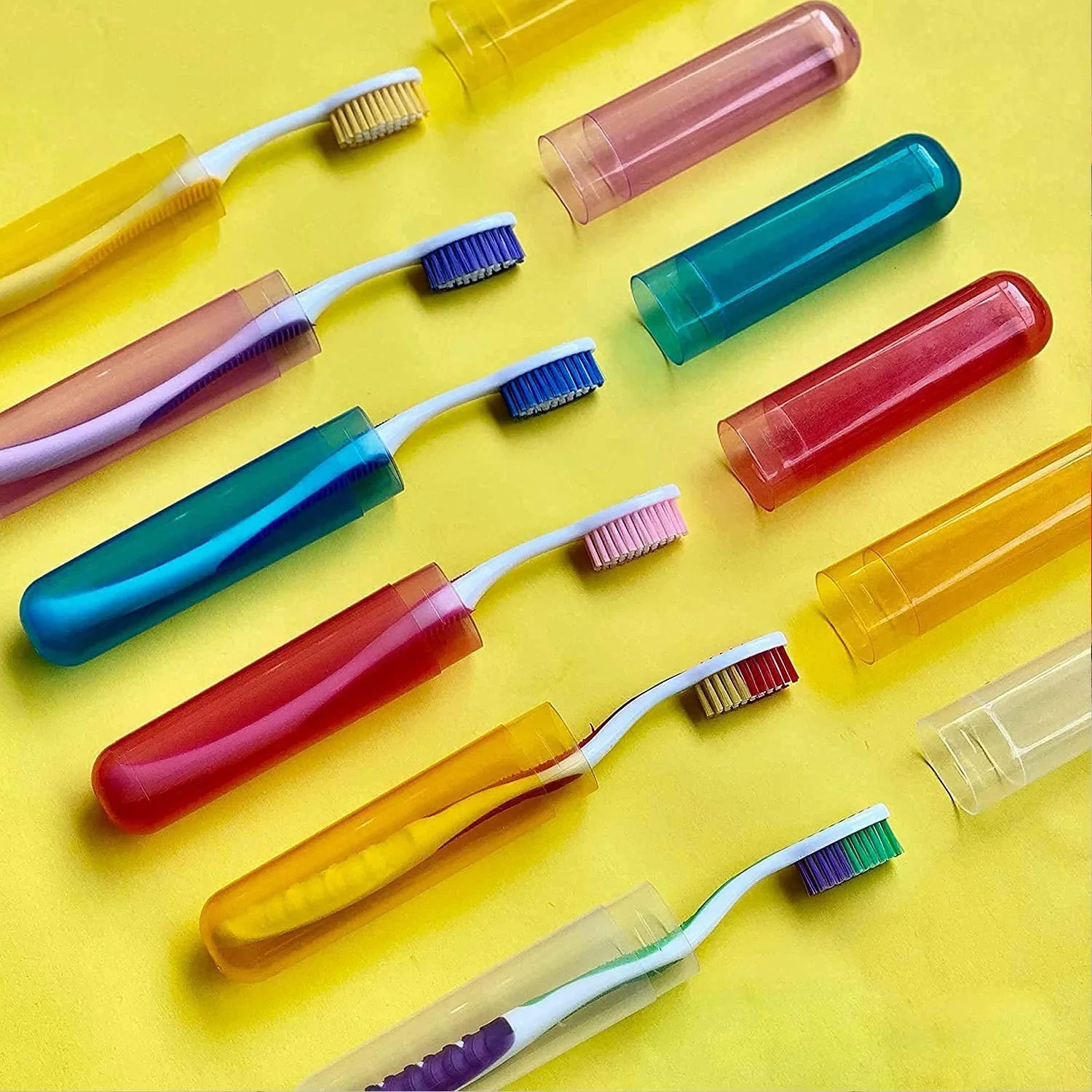 Travel Toothbrush Covers – 6pc Anti-Bacterial Set | BrushedUp - Image 3