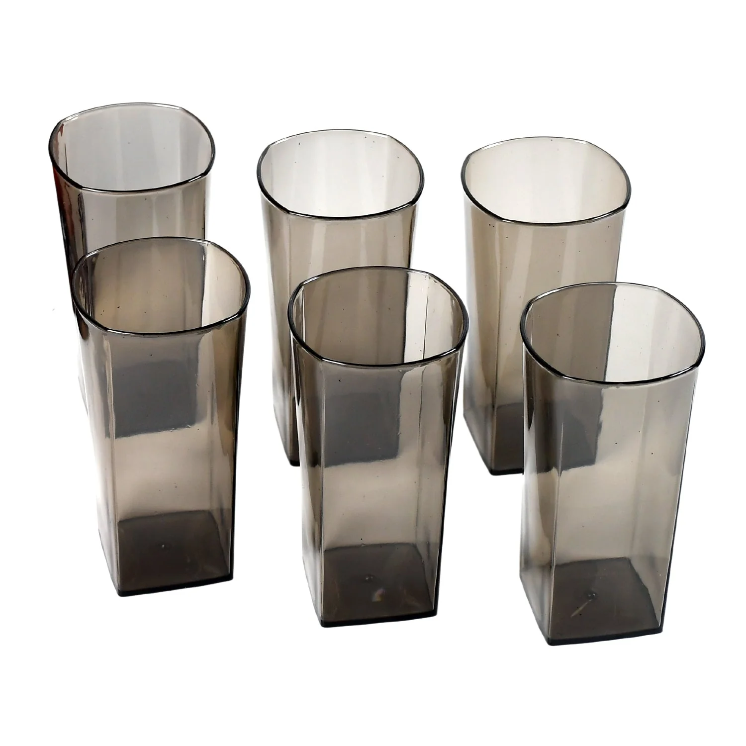 Plastic Tumbler Set – Unbreakable Square Design (Set of 6) | Corporate Kudos - Image 5