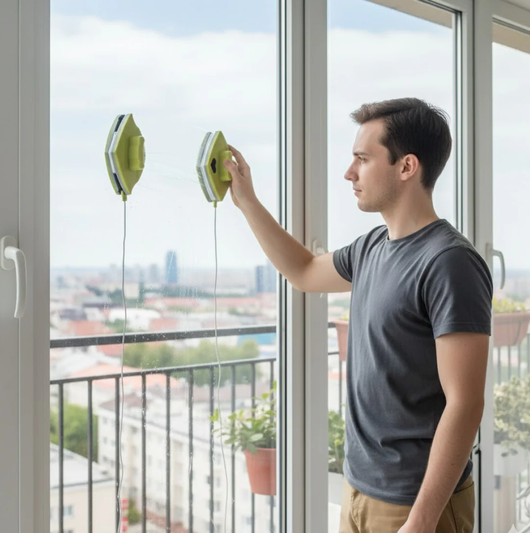 Magnetic Window Cleaner – Double-Sided Squeegee | FitFuzion - Image 4