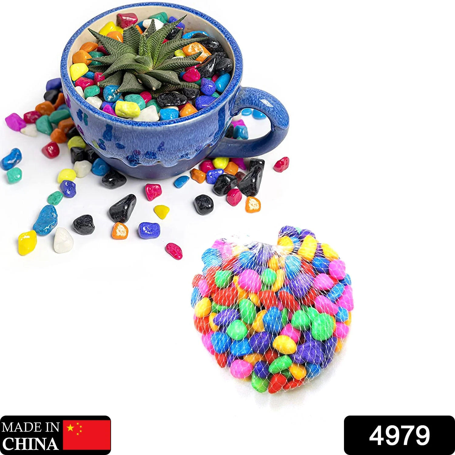 Decorative Pebbles – Multicolor Stones for Garden & Vase | Indo Glow - Image 5