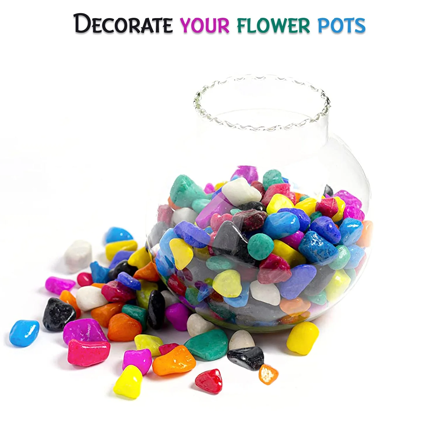 Decorative Pebbles – Multicolor Stones for Garden & Vase | Indo Glow - Image 6