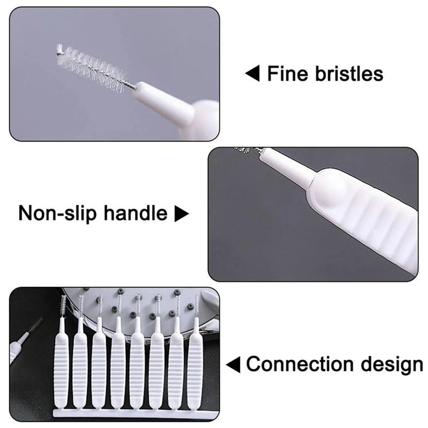 Shower Nozzle Cleaning Brush Set – 10 Pcs Anti-Clog | Mist & Relax - Image 3