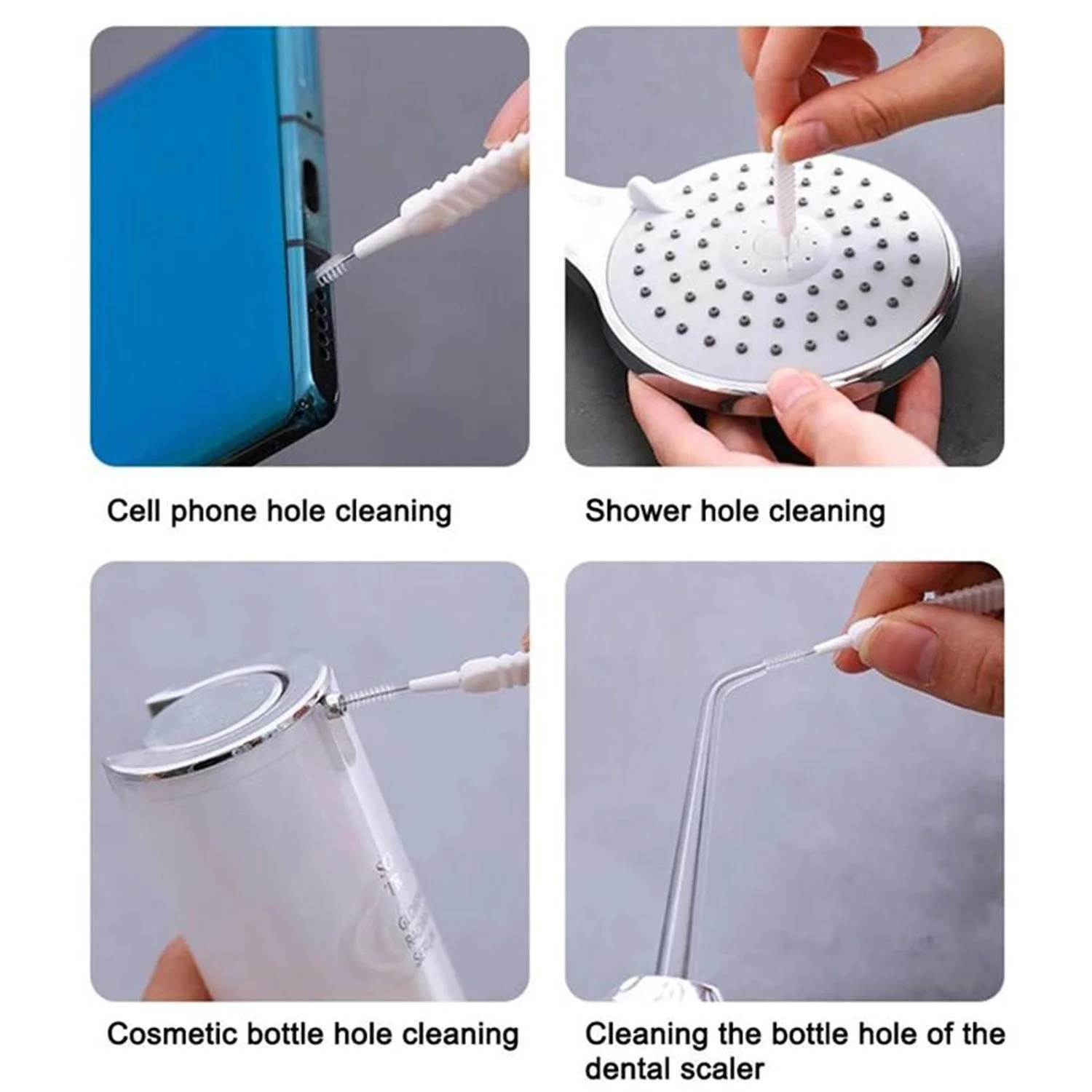 Shower Nozzle Cleaning Brush Set – 10 Pcs Anti-Clog | Mist & Relax - Image 8