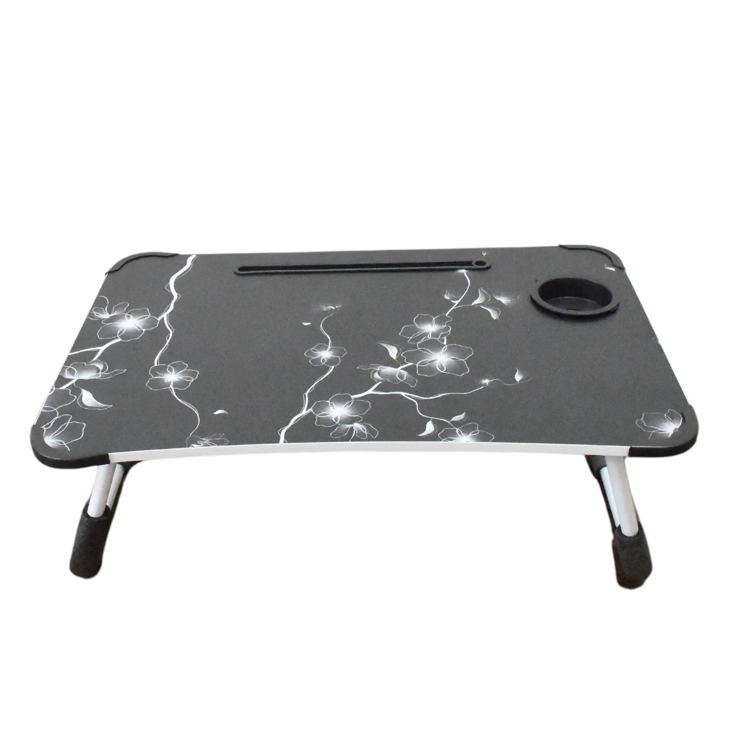 Foldable Laptop Table – Portable Bed Desk with Cup Holder | Deskrova - Image 5