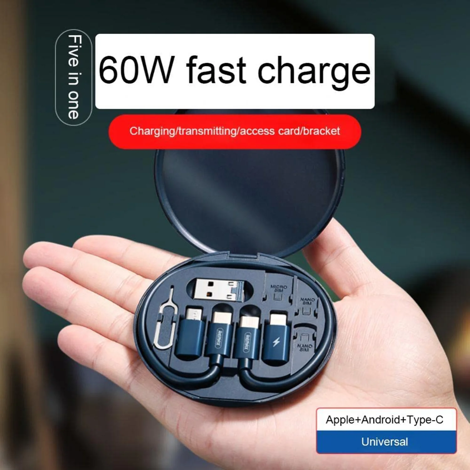 Universal Charging Cable Kit – 5-in-1 Travel Set | Arrive Kit - Image 7