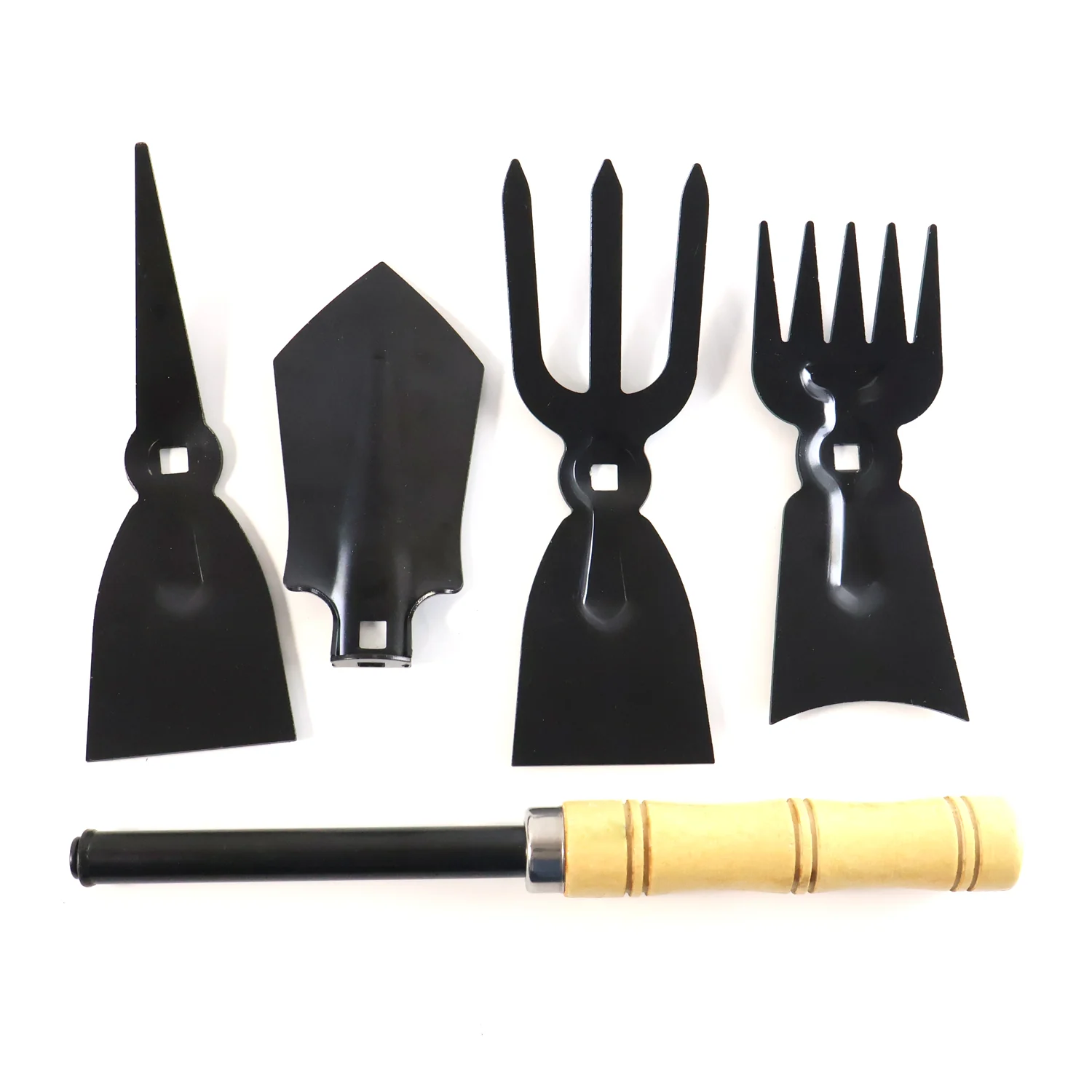5 in 1 Gardening Hand Tool Set – Durable Wooden Handles - Image 5