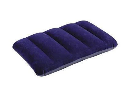 Inflatable Travel Pillow – Velvet Air Comfort (Blue) | PillowTrek - Image 4