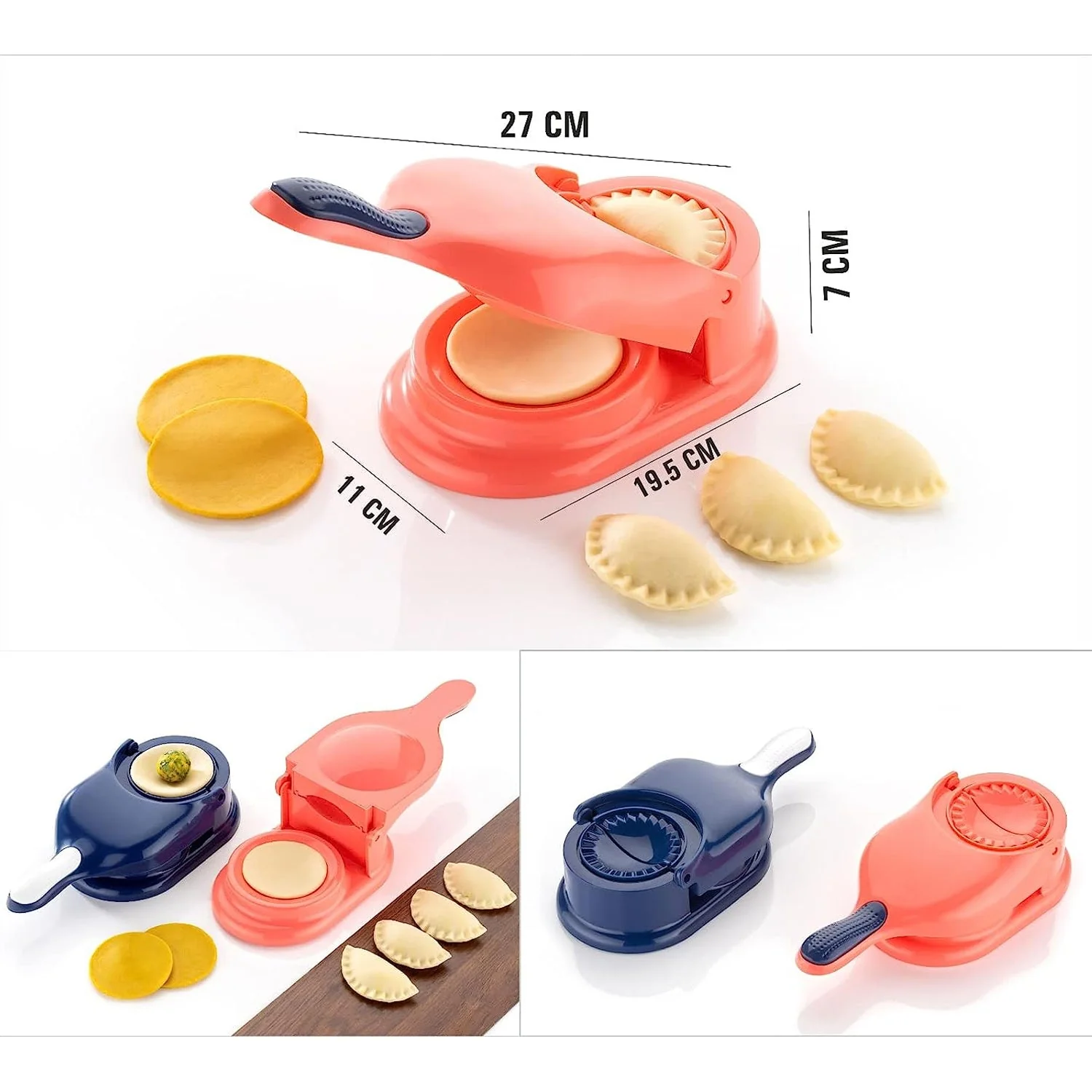 Dumpling Maker – 2-in-1 Gujiya & Momos Press | Bake & Dwell - Image 8