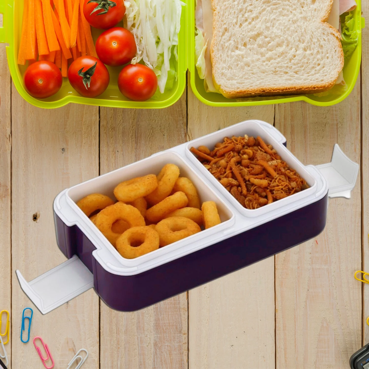 Airtight Lunch Box – 2-Compartment Leak-Proof | Lunchie Bunchie - Image 11