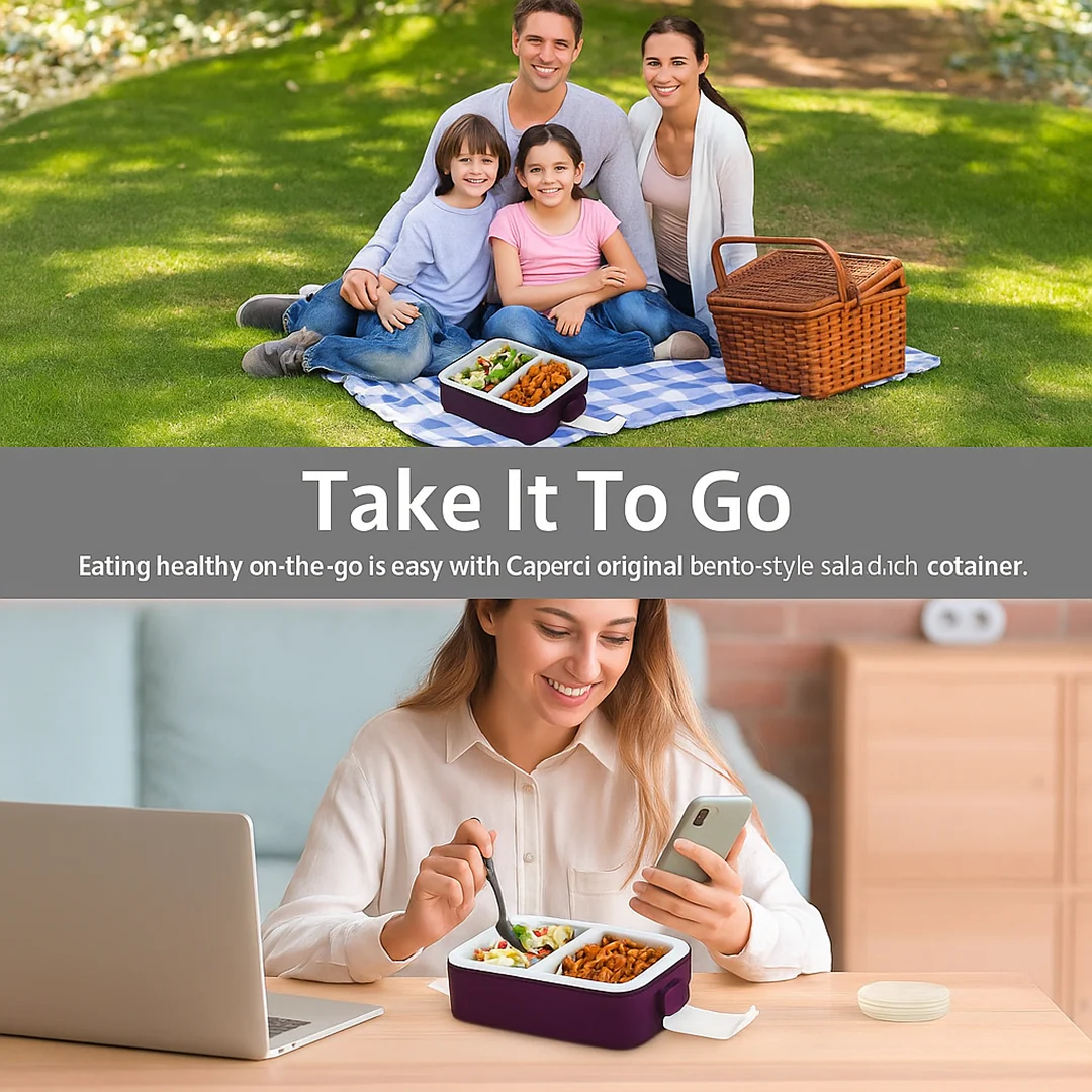 Airtight Lunch Box – 2-Compartment Leak-Proof | Lunchie Bunchie - Image 9