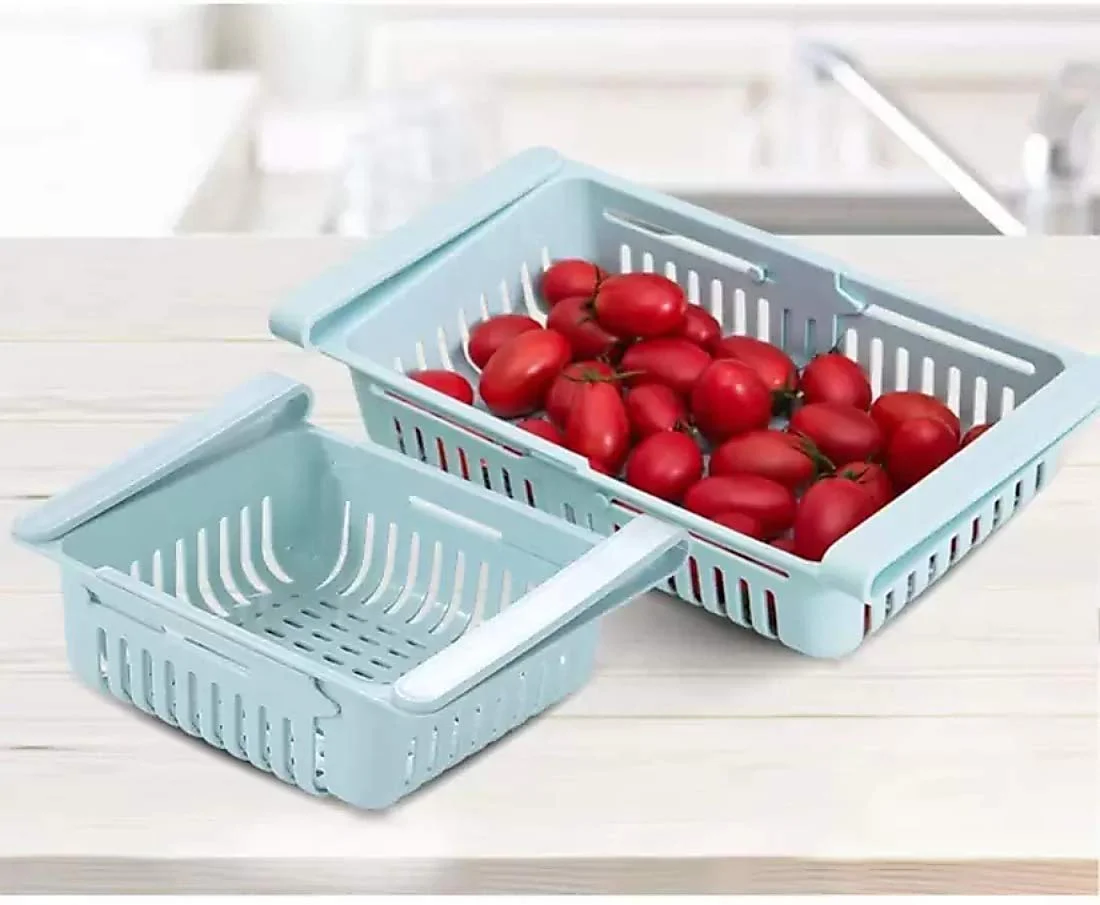 Fridge Storage Basket – Adjustable, Unbreakable Set | Organivo - Image 3