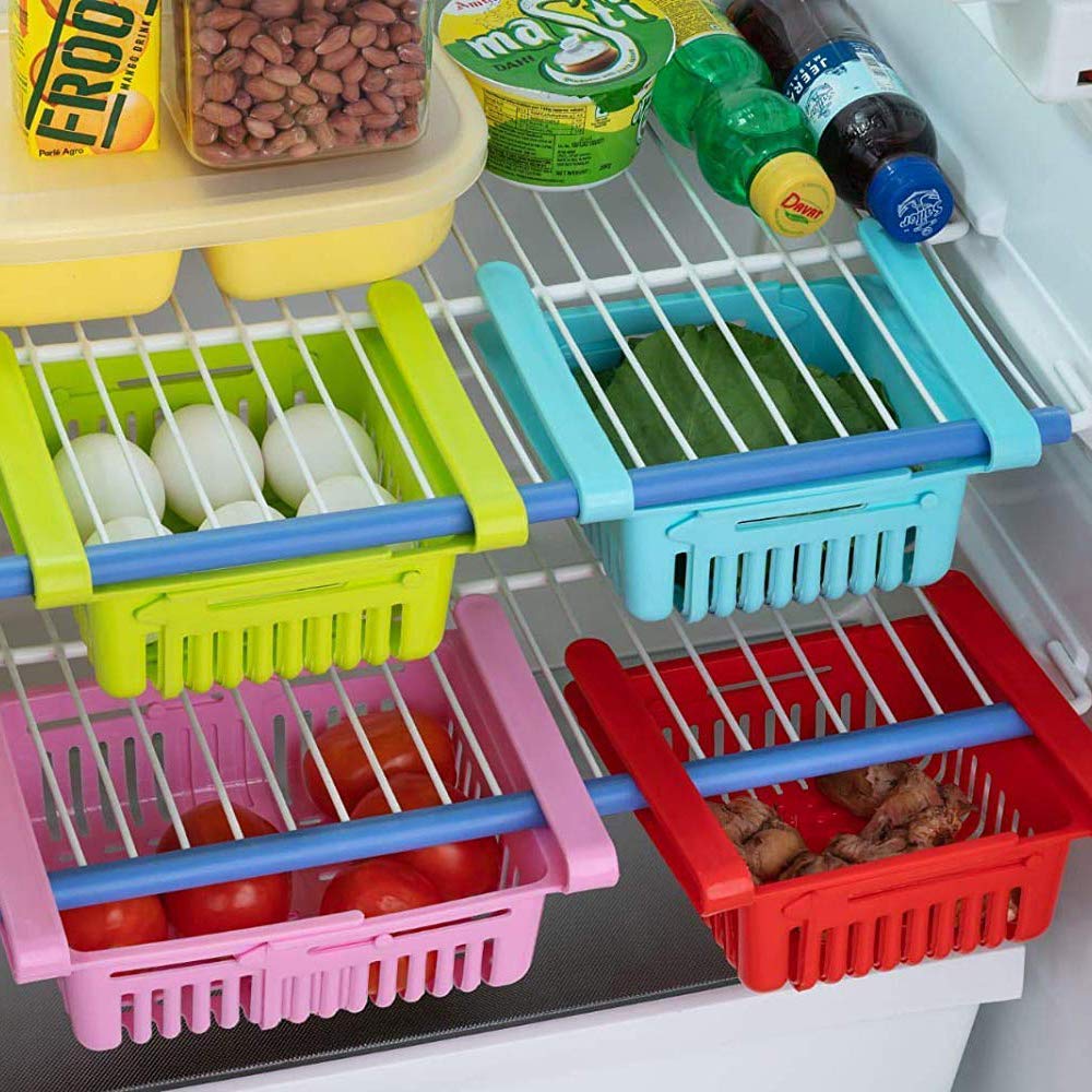 Fridge Storage Basket – Adjustable, Unbreakable Set | Organivo - Image 4
