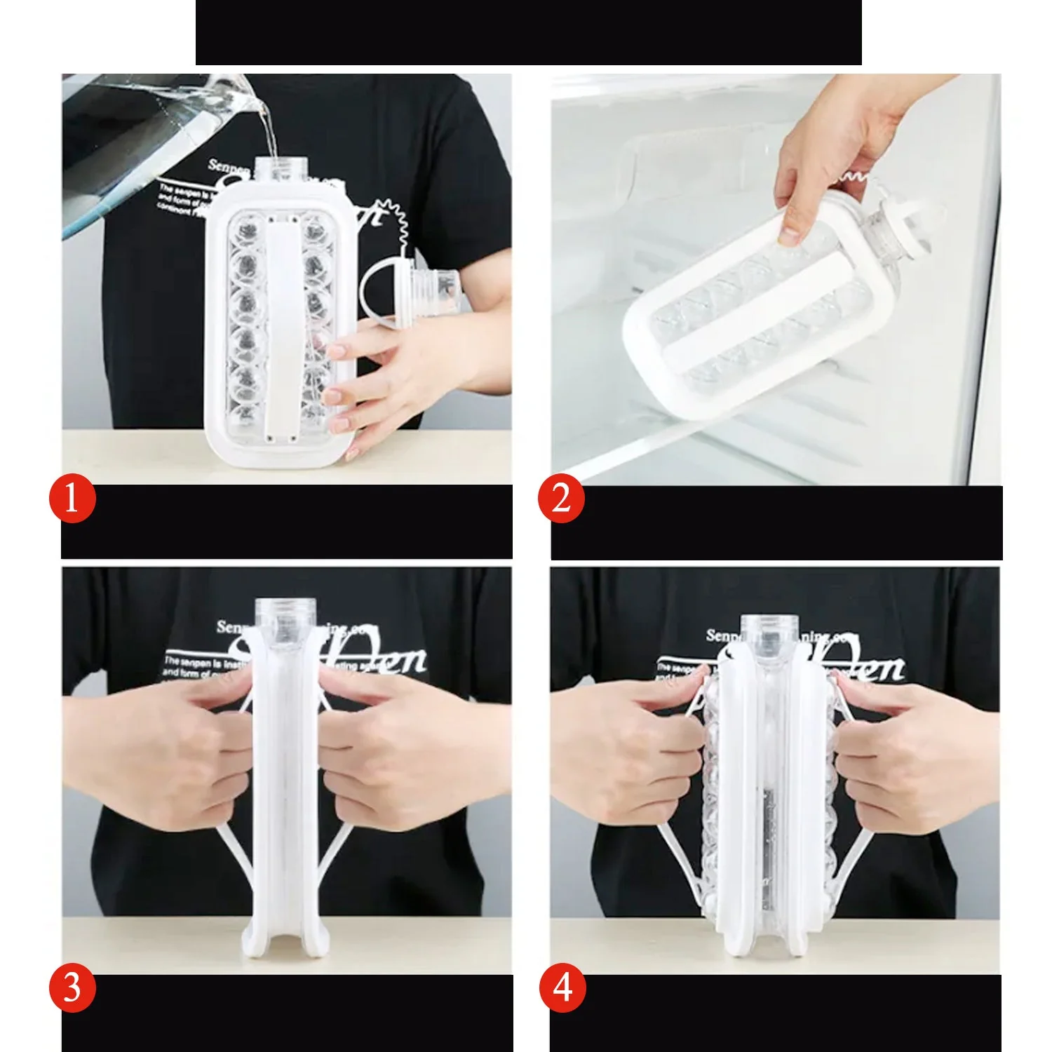 Foldable Ice Tray – 2-in-1 Ice Ball Maker & Bottle | ChefAura - Image 12