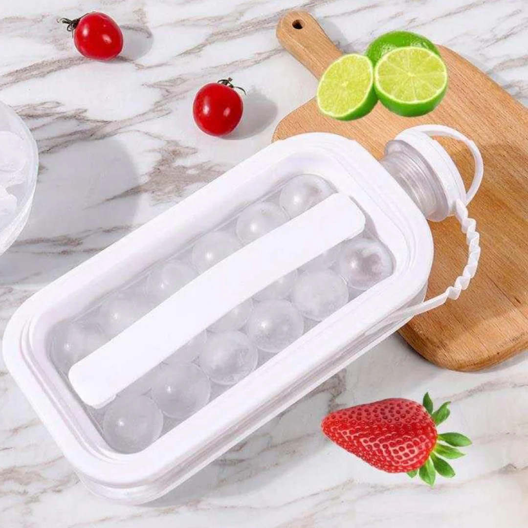 Foldable Ice Tray – 2-in-1 Ice Ball Maker & Bottle | ChefAura - Image 6