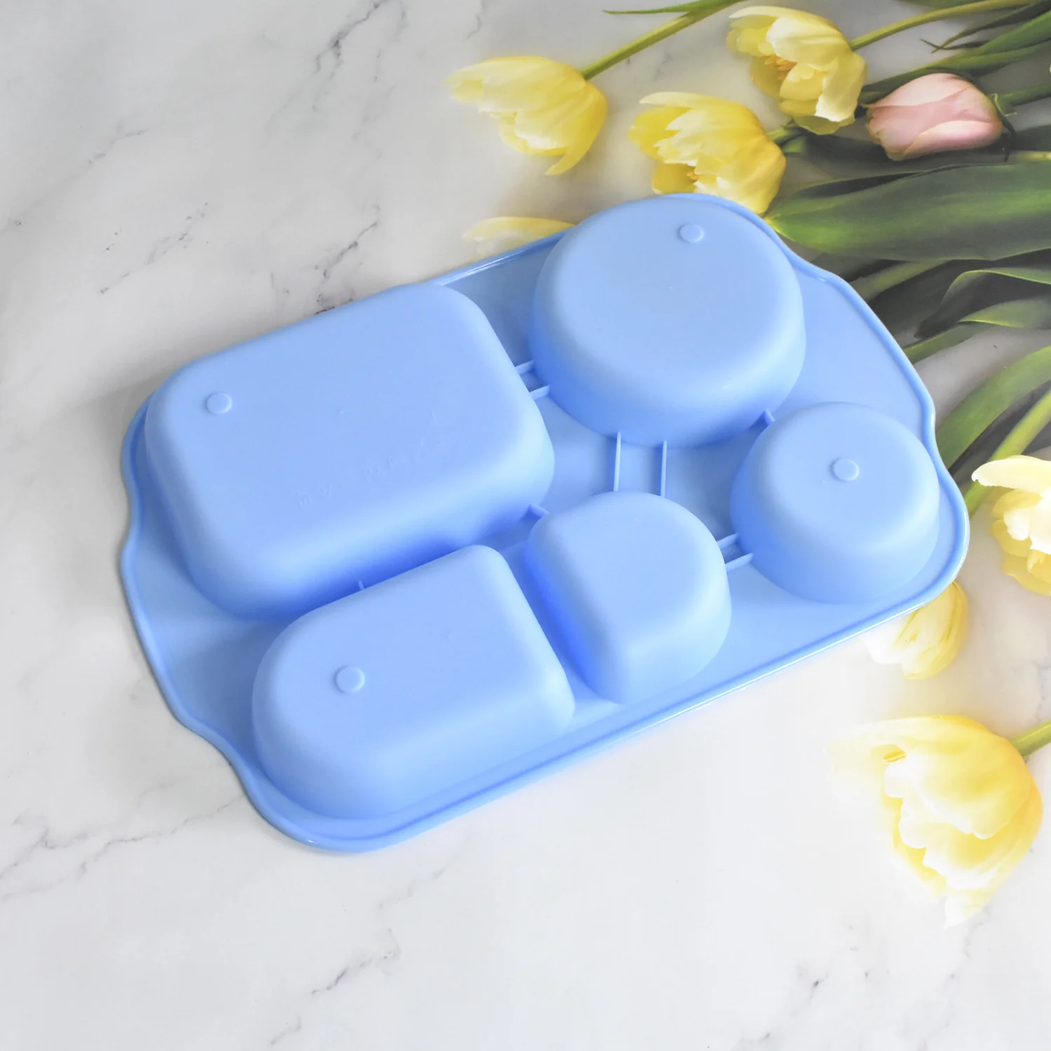 5-Compartment Food Plates – Unbreakable & Multicolor Set | Jiaqi - Image 8