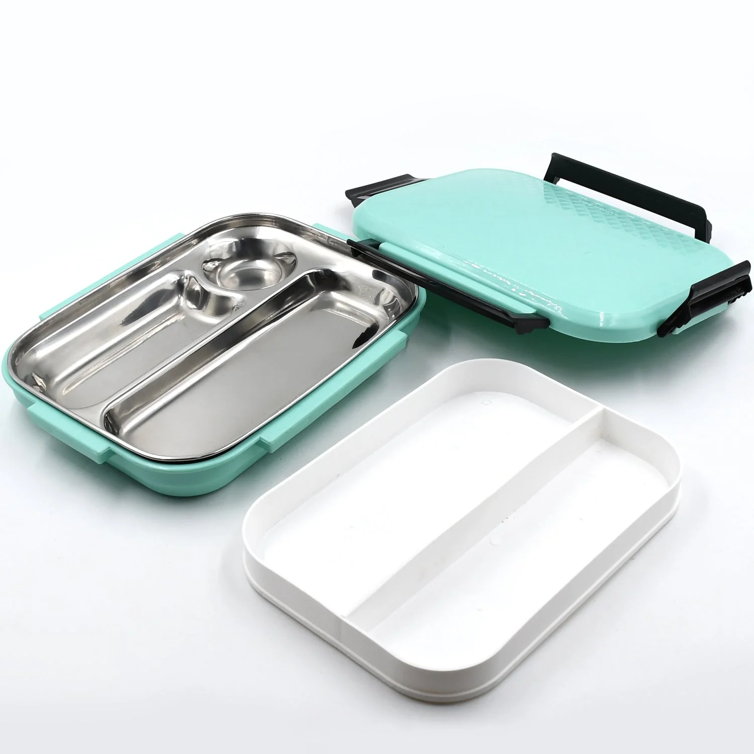 Steel Lunch Box – Multi-Compartment Tiffin for Office & School | Lunchie Bunchie - Image 4