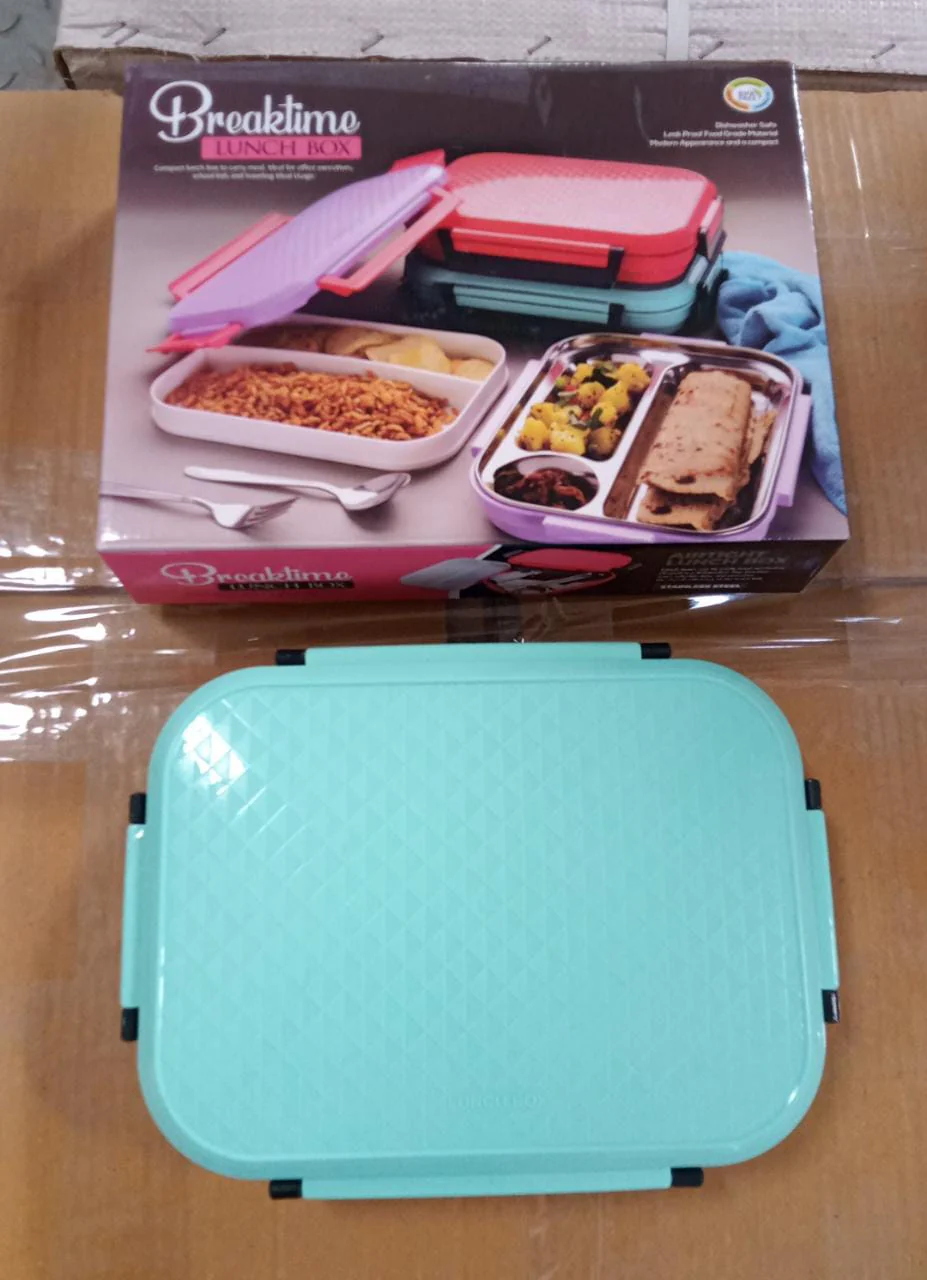 Steel Lunch Box – Multi-Compartment Tiffin for Office & School | Lunchie Bunchie - Image 8
