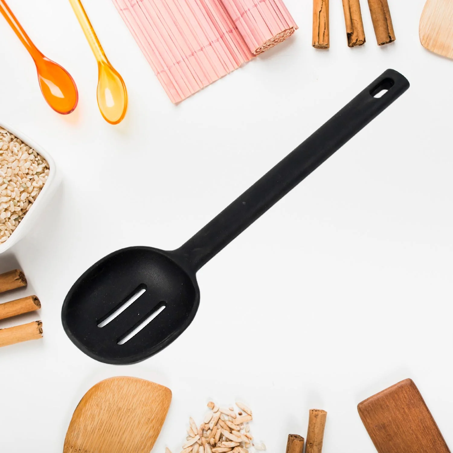 Silicone Kitchen Spoon – Non-Stick Heat Resistant | CookAura - Image 3