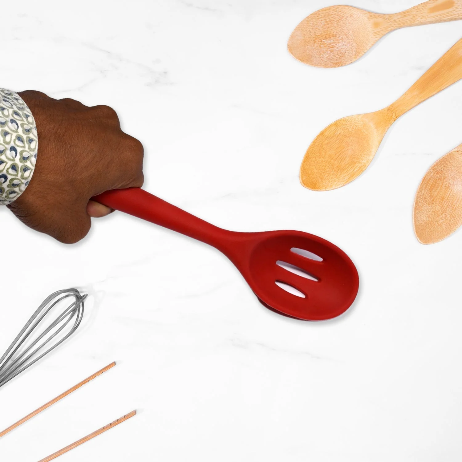 Silicone Kitchen Turner – Non-Stick & Heat-Resistant | Quickslice - Image 4