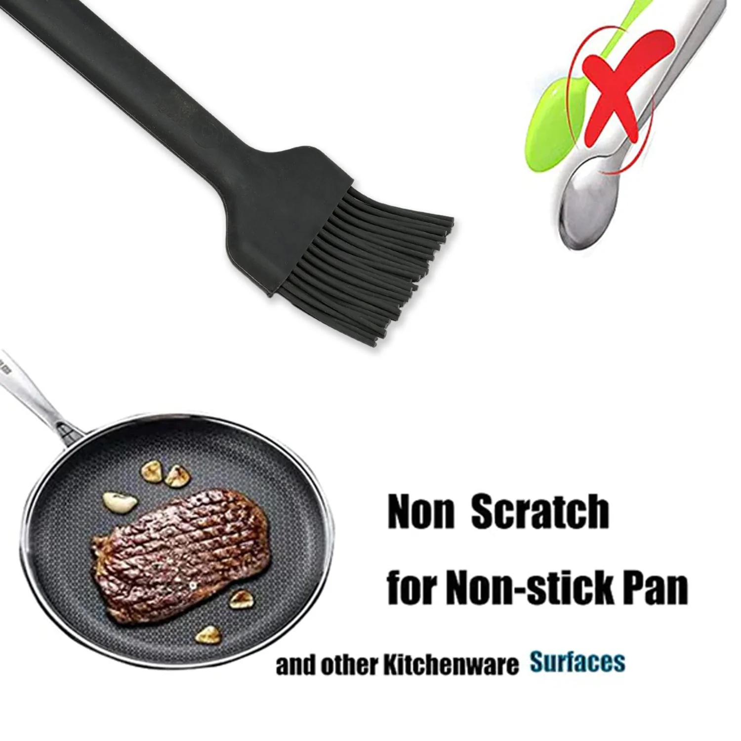 Silicone Basting Brush for BBQ, Baking & Pastry | Indo Glow - Image 3