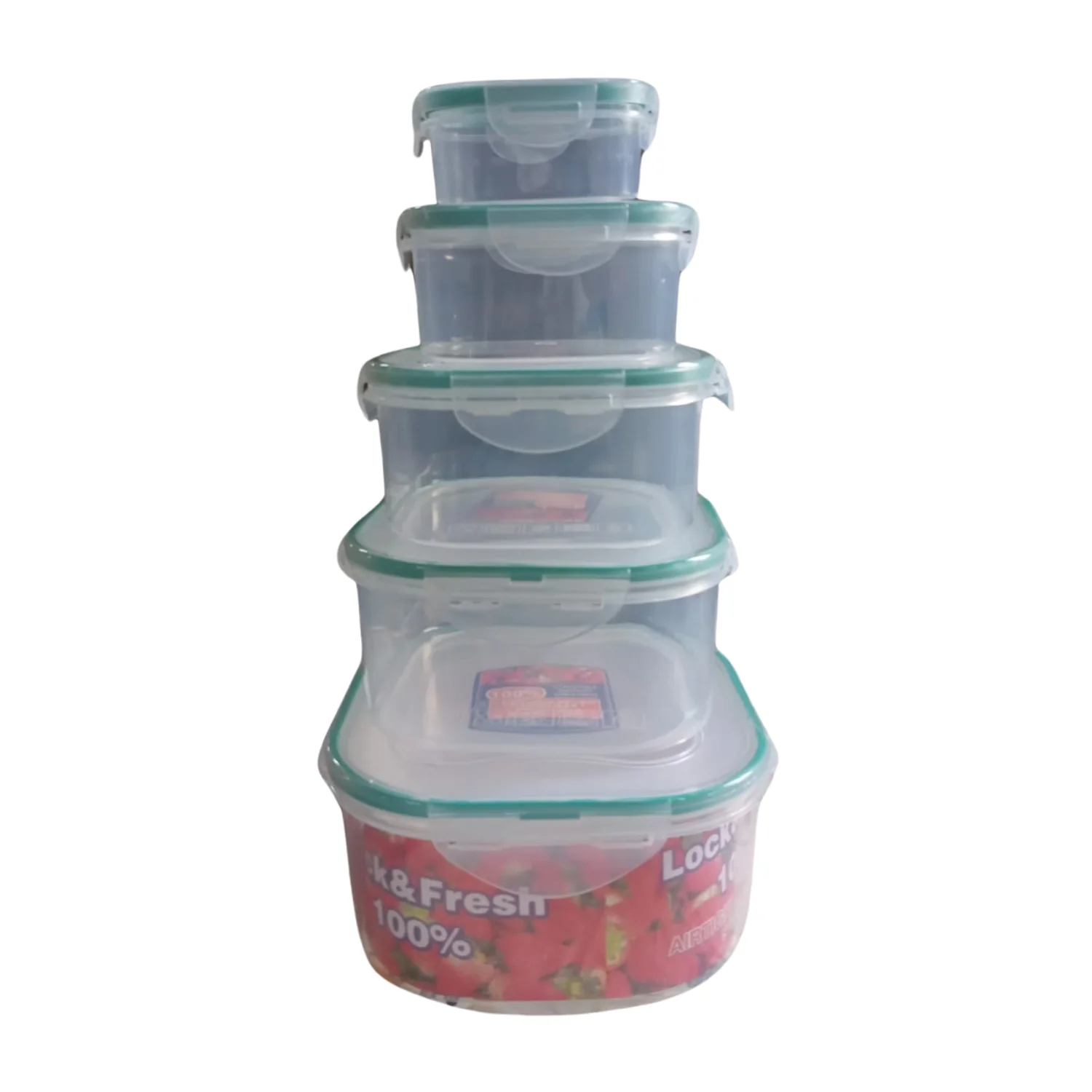 Kitchen Storage Containers – 5 Pc Airtight Set | Tidy Table - Image 2