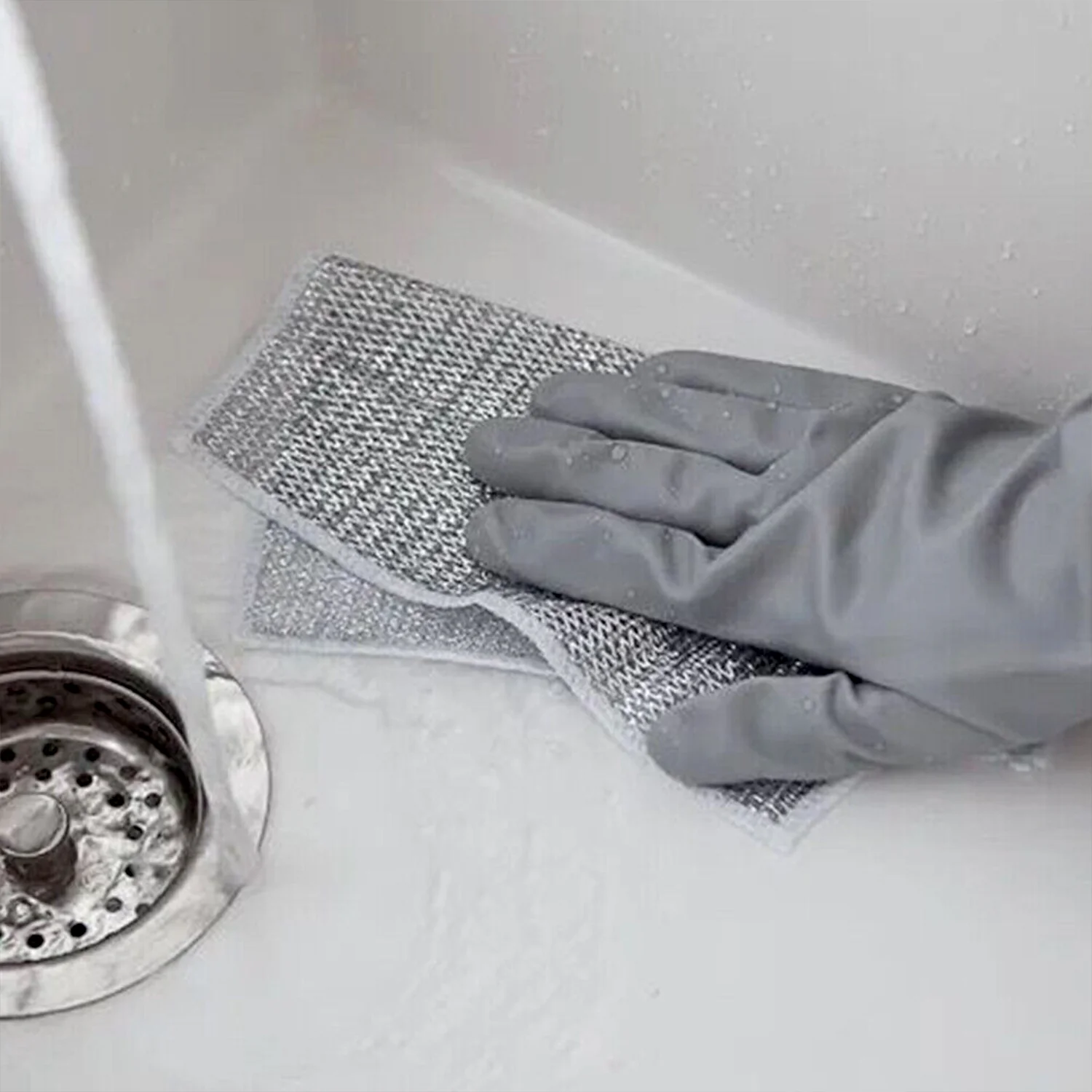 Microfiber Scrubber Cloth – Non-Scratch Kitchen Clean | Velvet Wipe - Image 9
