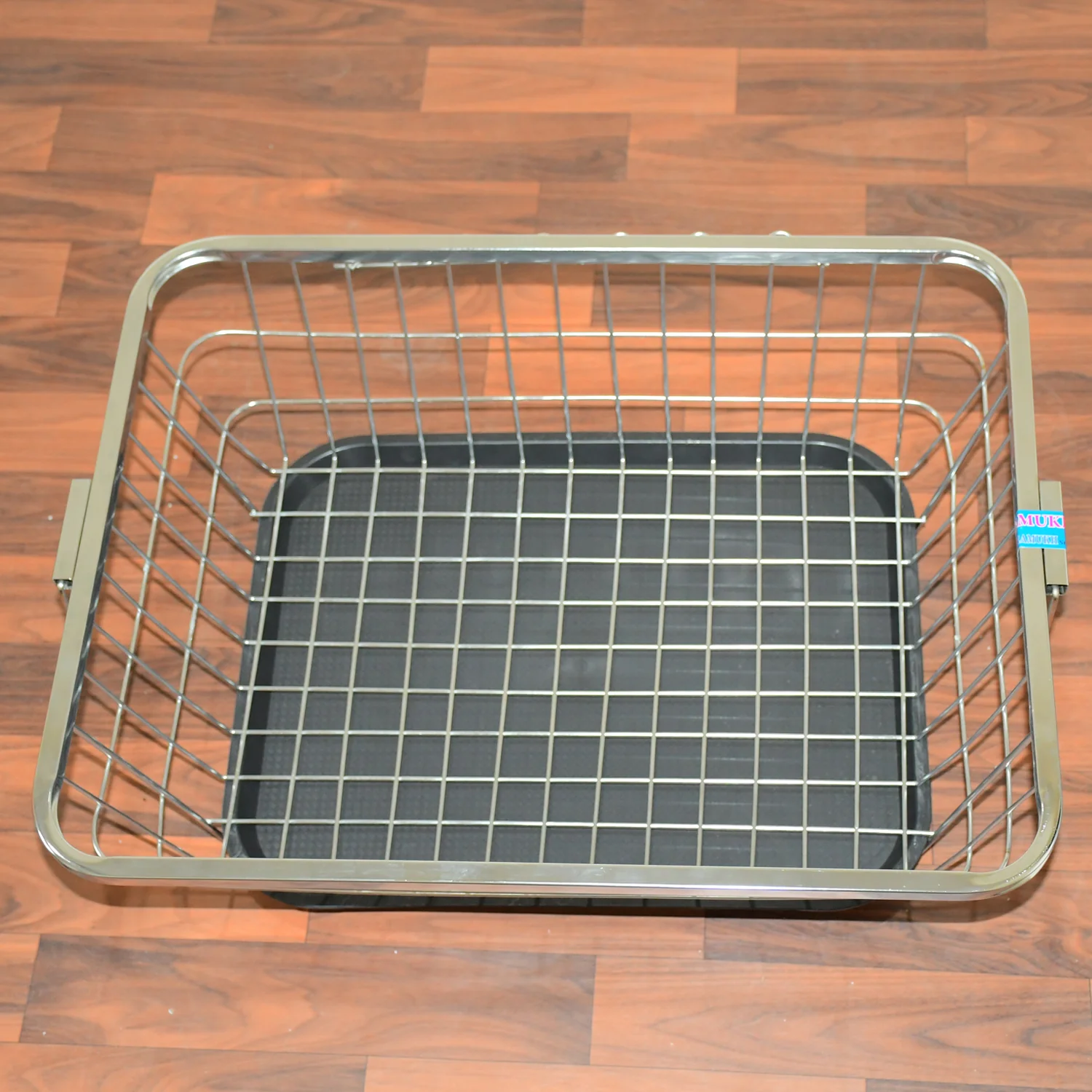Stainless Steel Dish Drainer – Drip Tray & Utensil Holder | Quickslice - Image 3