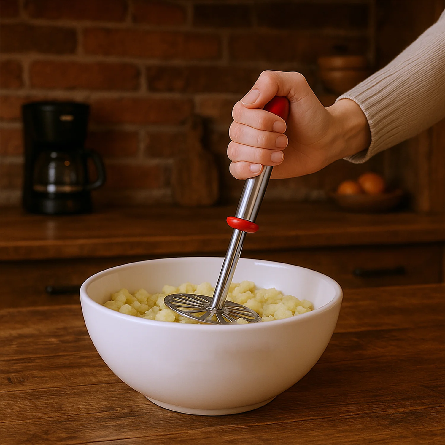 Pau Bhaji Masher – Stainless Steel & Ergonomic Grip | Quickslice - Image 6