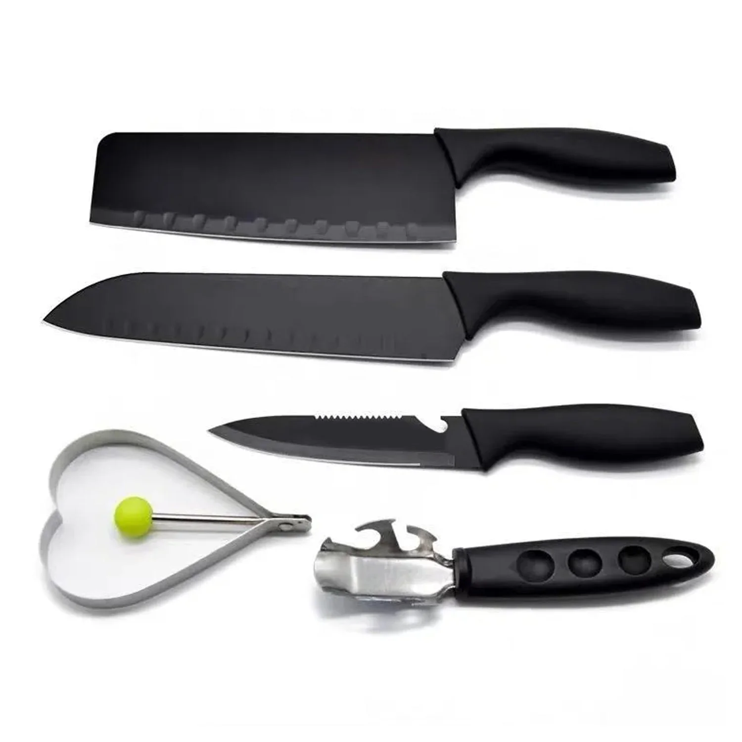 Stainless Steel Kitchen Knife Set – 5-Piece Professional | DeoDap - Image 4