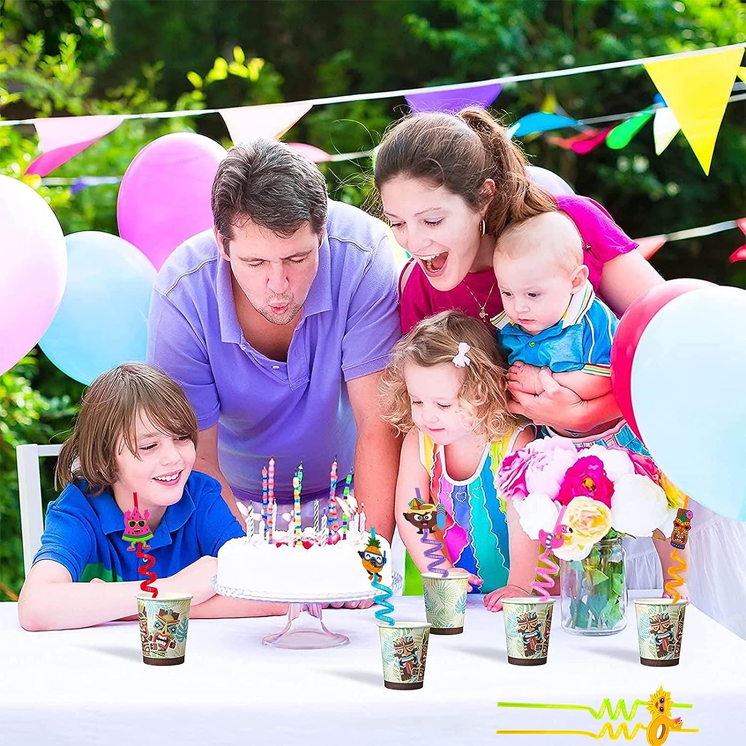 Reusable Truck Drinking Straws – Fun Kids' Party Set | ChillPour - Image 7
