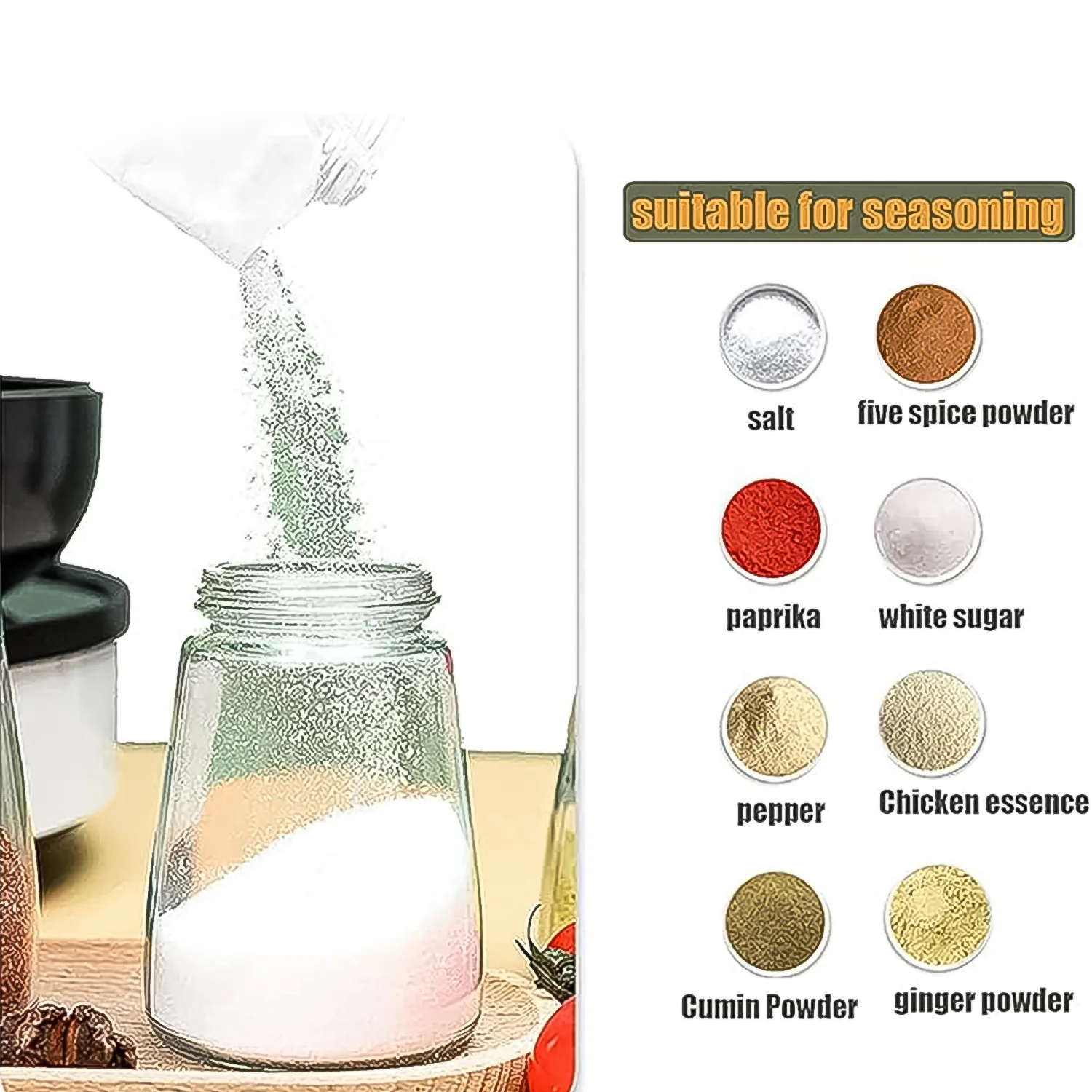 Glass Salt Dispenser – Precise 0.5g Seasoning Control | Vastate - Image 6
