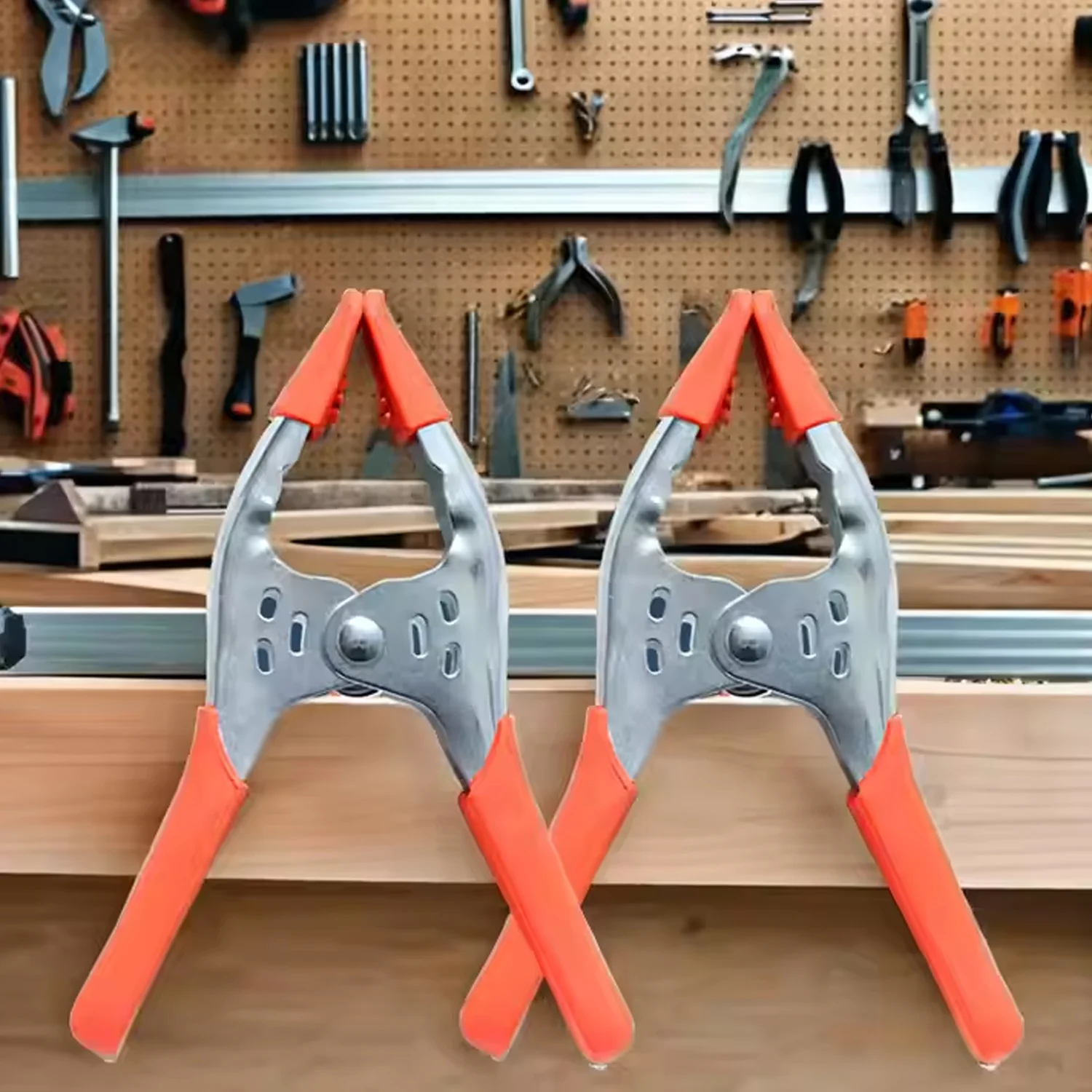 Heavy Duty Spring Clamp 6 Inch – Metal, 3 Inch Jaw | Indo Glow - Image 5