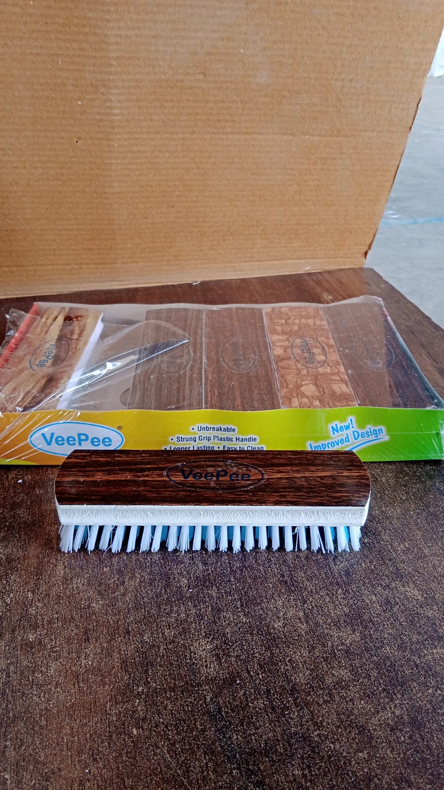 Cloth Washing Scrub Brush Set – Heavy-Duty Nylon Bristles with Wooden Handles - Image 7