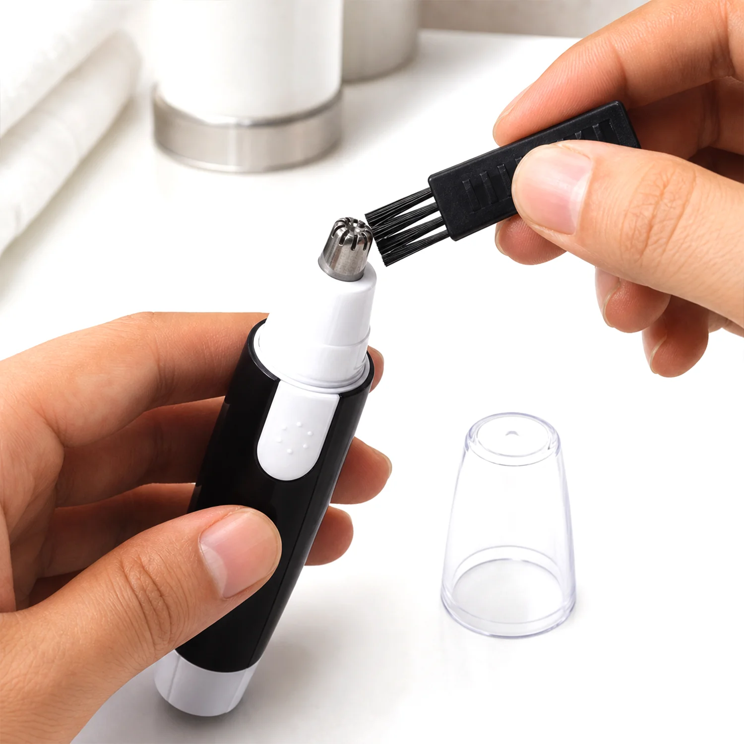 Ear & Nose Hair Trimmer – Painless, Battery-Operated | Calm & Curl - Image 12