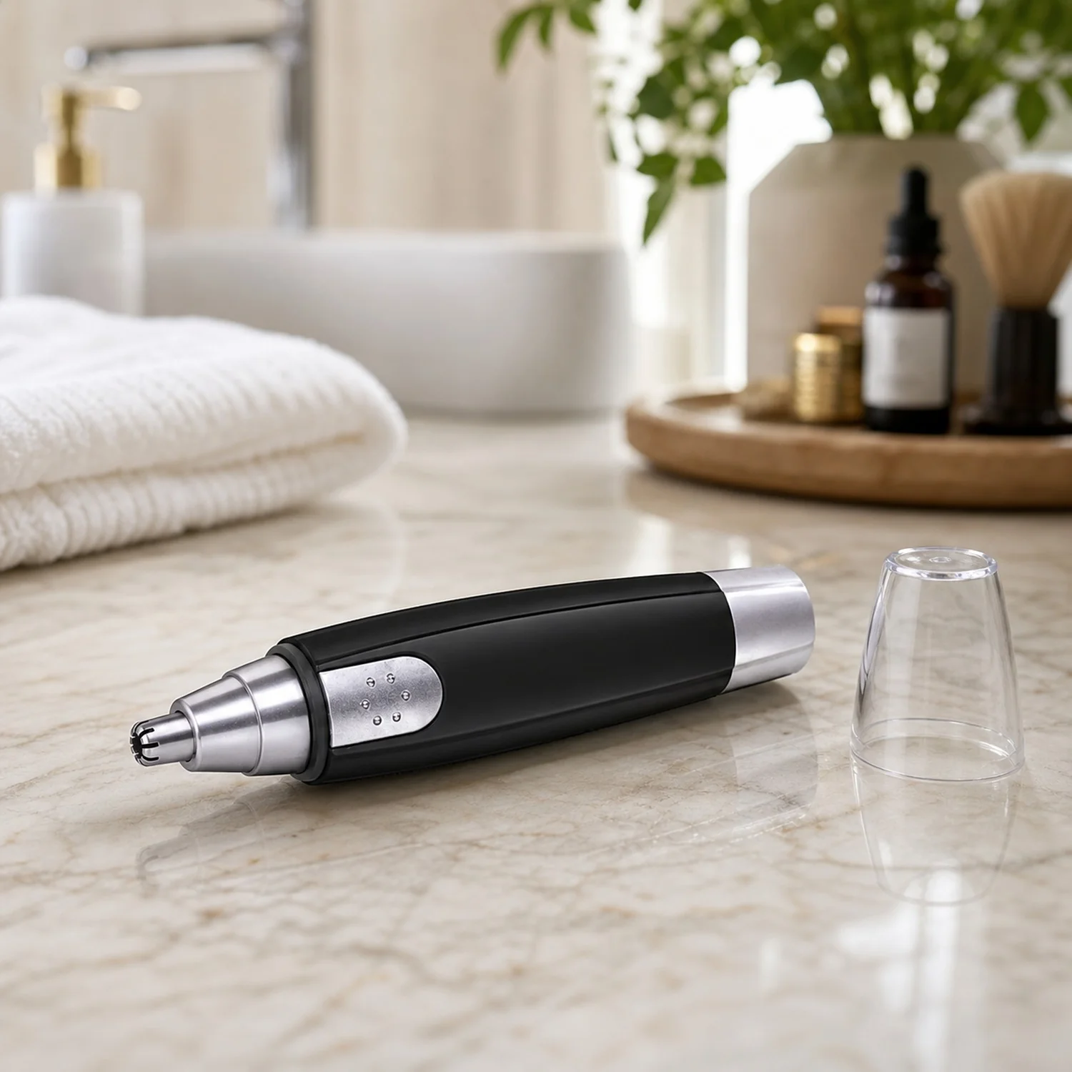 Ear & Nose Hair Trimmer – Painless, Battery-Operated | Calm & Curl - Image 7