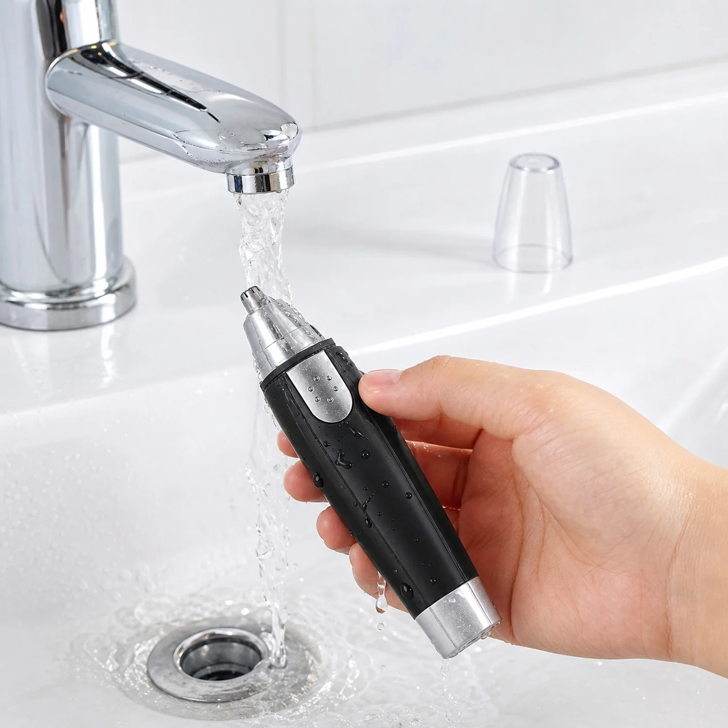 Ear & Nose Hair Trimmer – Painless, Battery-Operated | Calm & Curl - Image 8