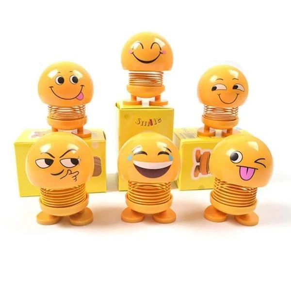 Shaking Head Doll – Smiling Emoticon Figure | Dollovia - Image 4