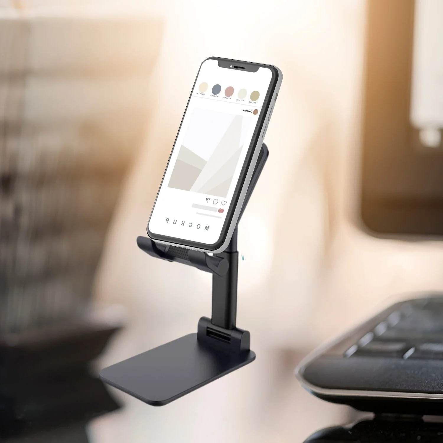 Foldable Mobile Stand – Adjustable Desktop Holder | PHOBIA - Image 8