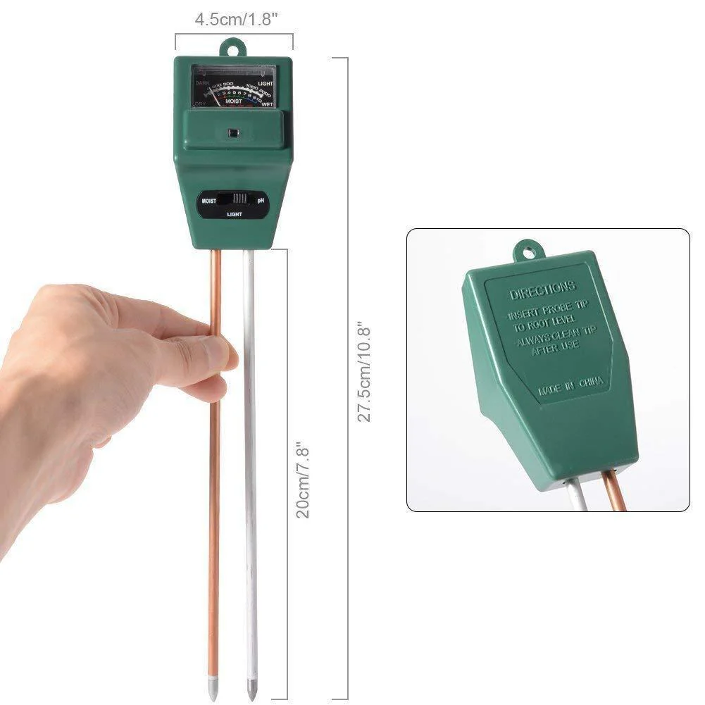 Soil pH Meter – 3-in-1 Moisture & Light Tester | Grow Garden Tools - Image 6