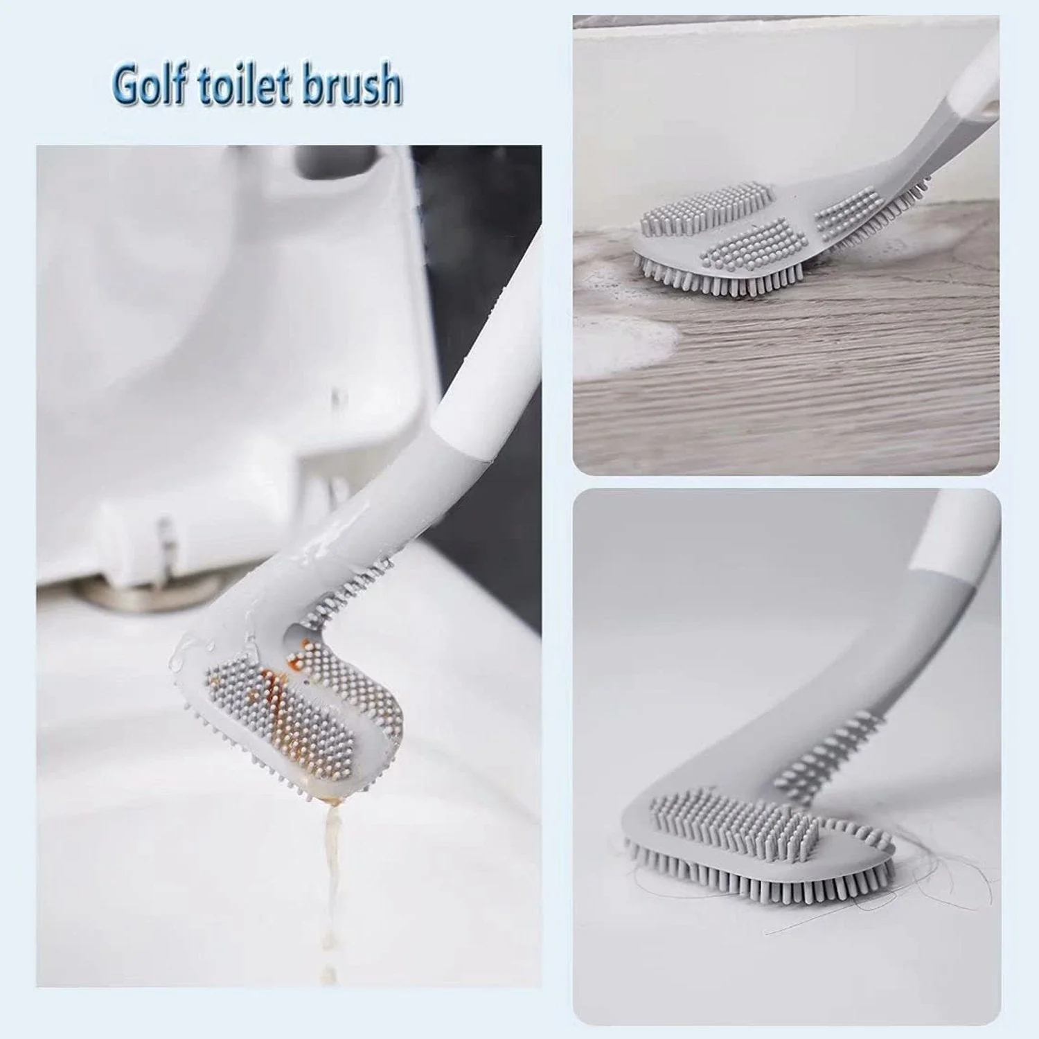 Golf Toilet Brush – Silicone & Wall-Mounted Holder | Storenzo - Image 4